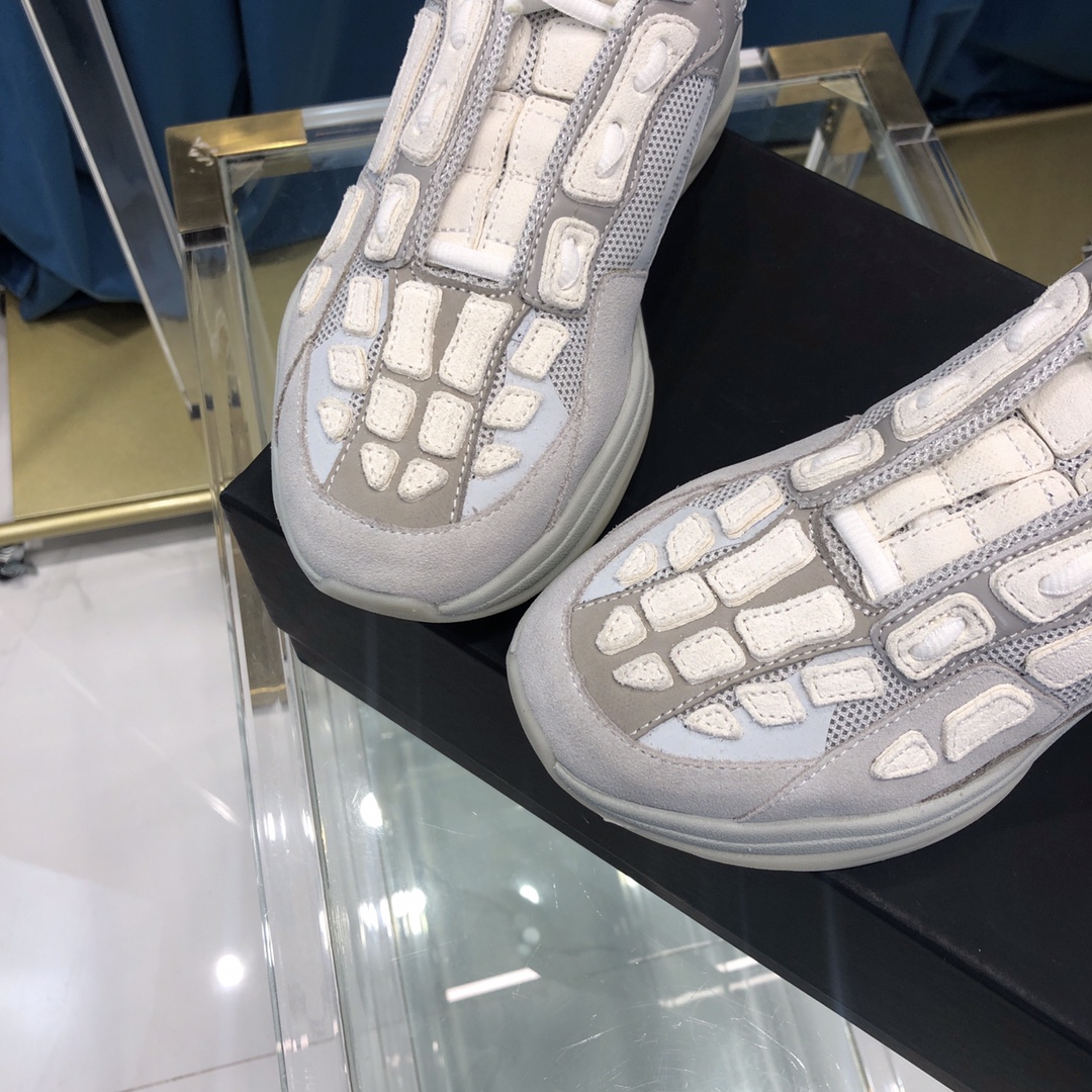 Amiri Bone Runner White & Silver - DopestKickz