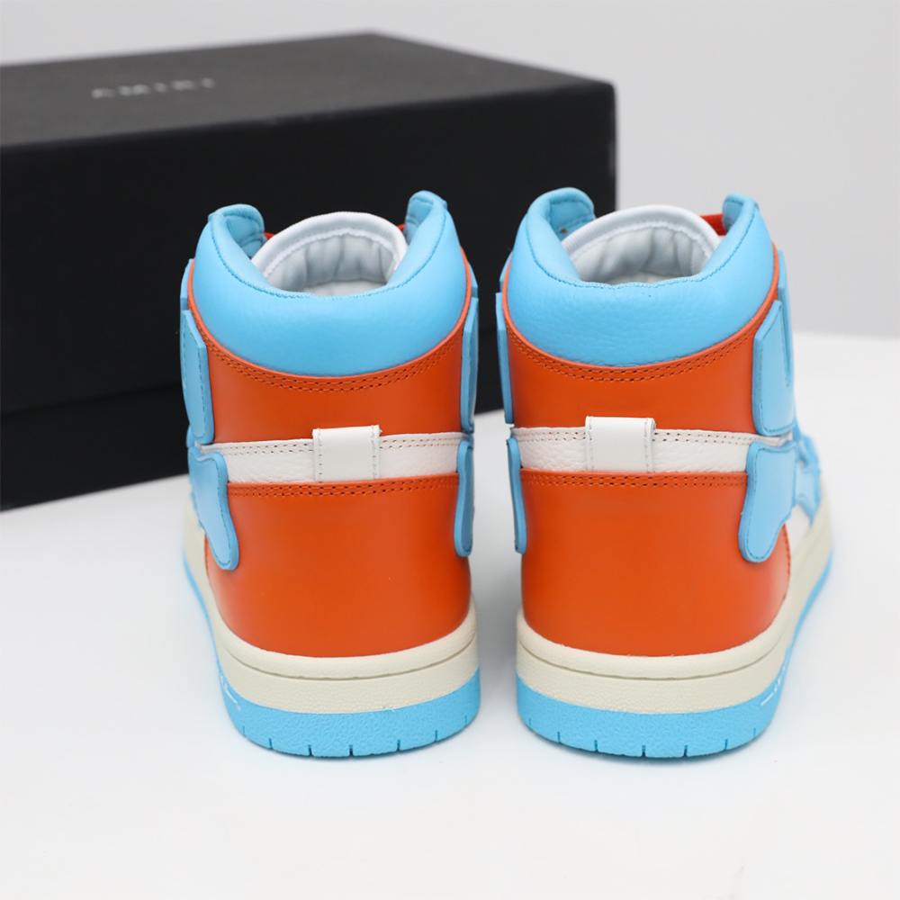 Amiri Skel-Top Hi Sneaker Blue/Orange - DopestKickz