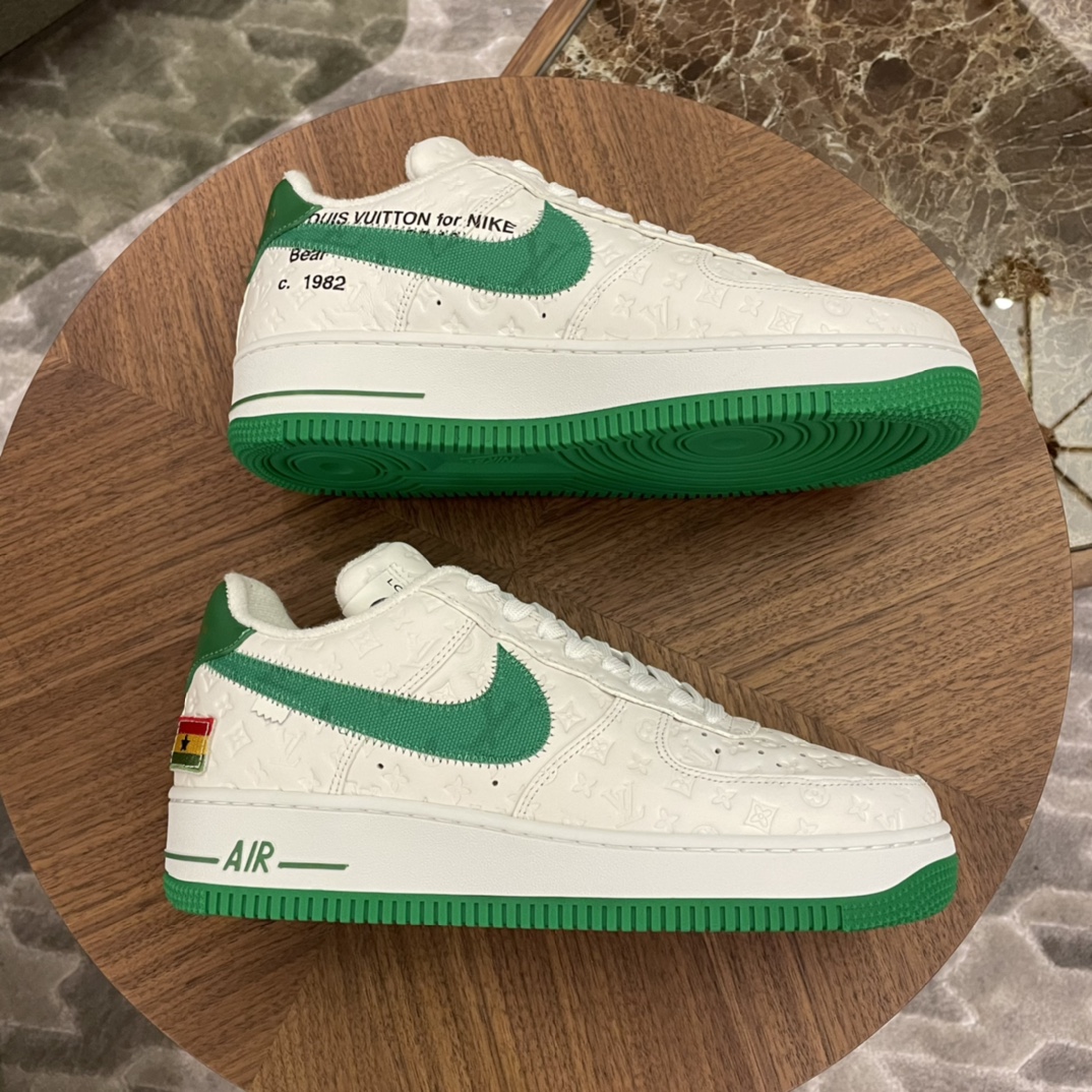 Louis Vuitton X Nike Air Force 1 Sneaker In White - DopestKickz