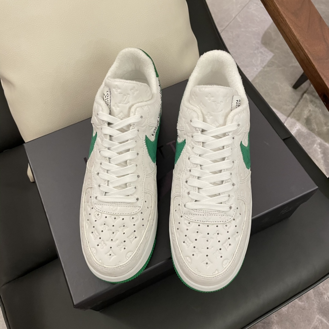 Louis Vuitton X Nike Air Force 1 Sneaker In White - DopestKickz
