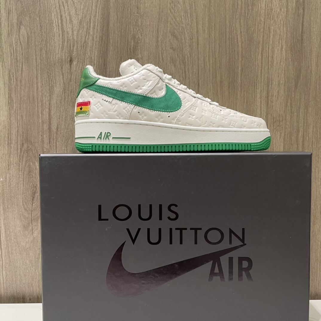 Louis Vuitton X Nike Air Force 1 Sneaker In White - DopestKickz