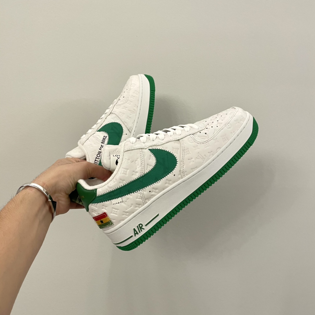 Louis Vuitton X Nike Air Force 1 Sneaker In White - DopestKickz