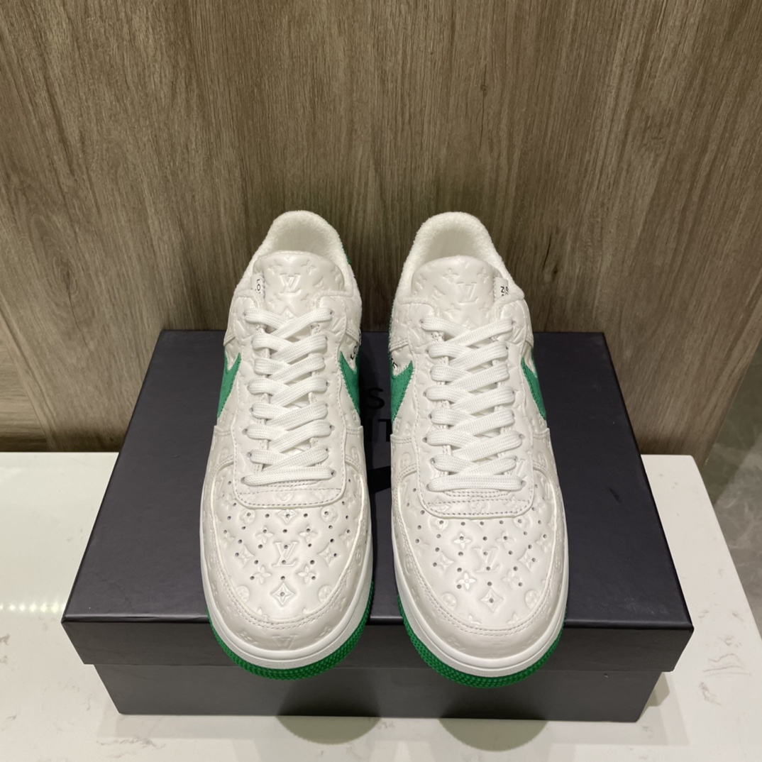 Louis Vuitton X Nike Air Force 1 Sneaker In White - DopestKickz