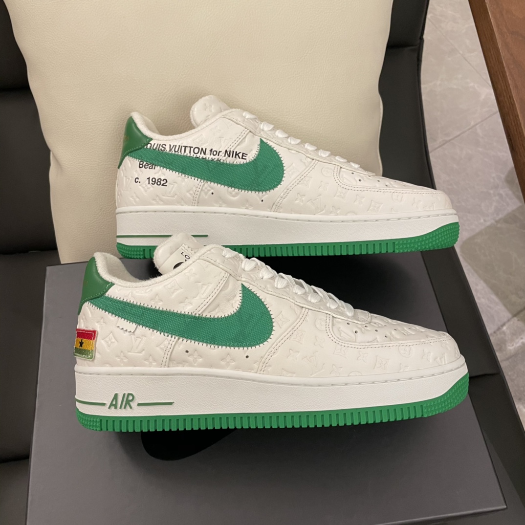 Louis Vuitton X Nike Air Force 1 Sneaker In White - DopestKickz