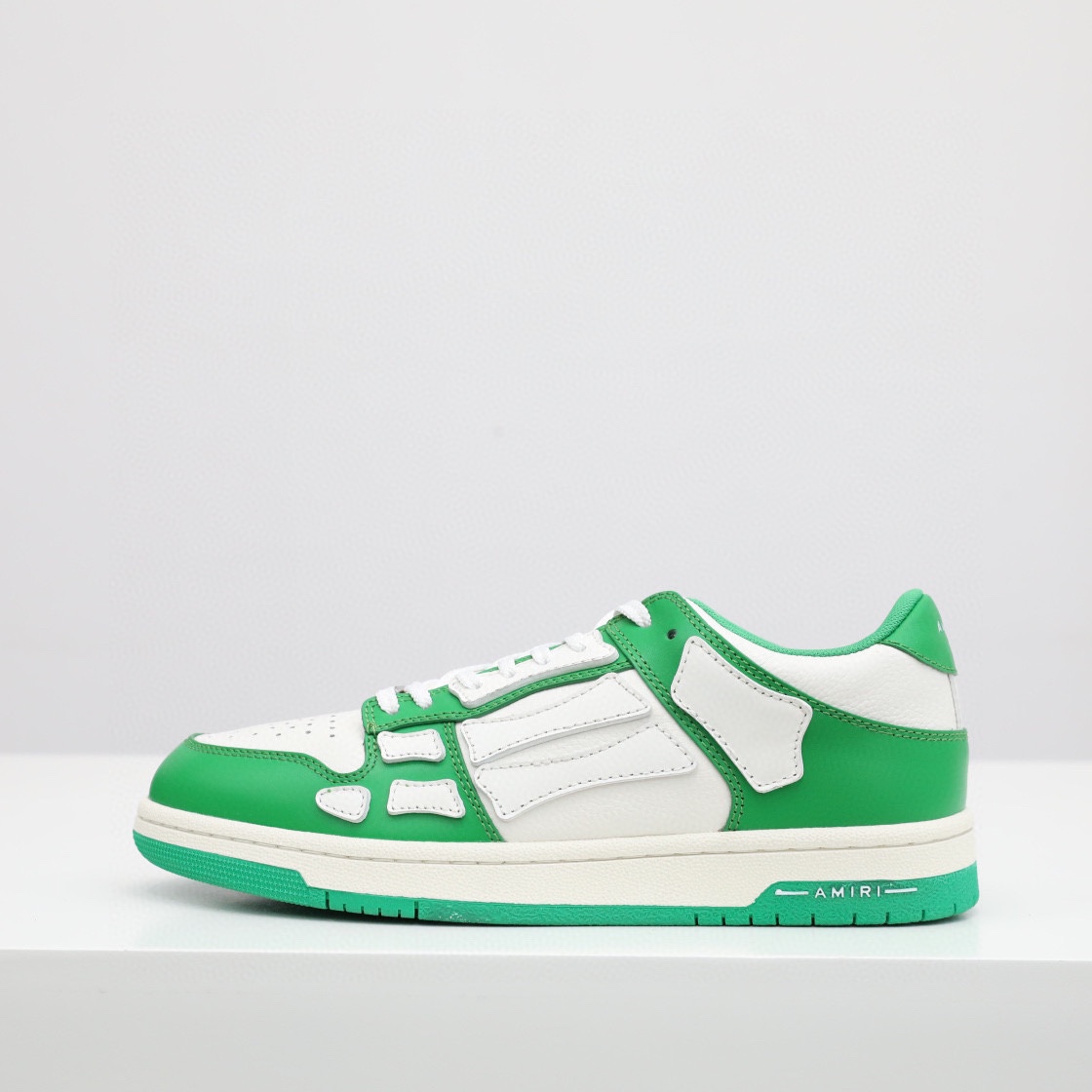 Amiri Skel-Top Low Sneaker Green/White - DopestKickz