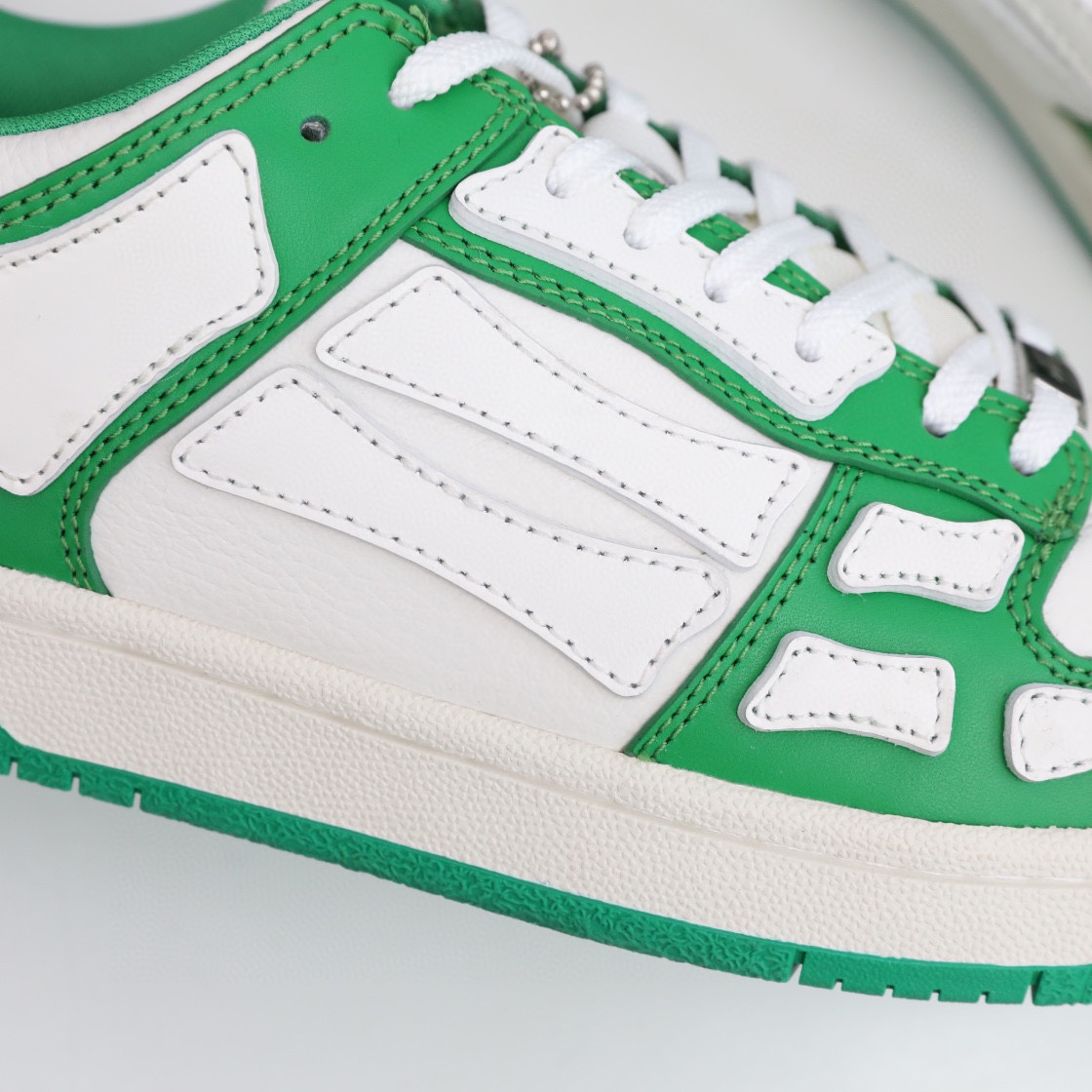 Amiri Skel-Top Low Sneaker Green/White - DopestKickz