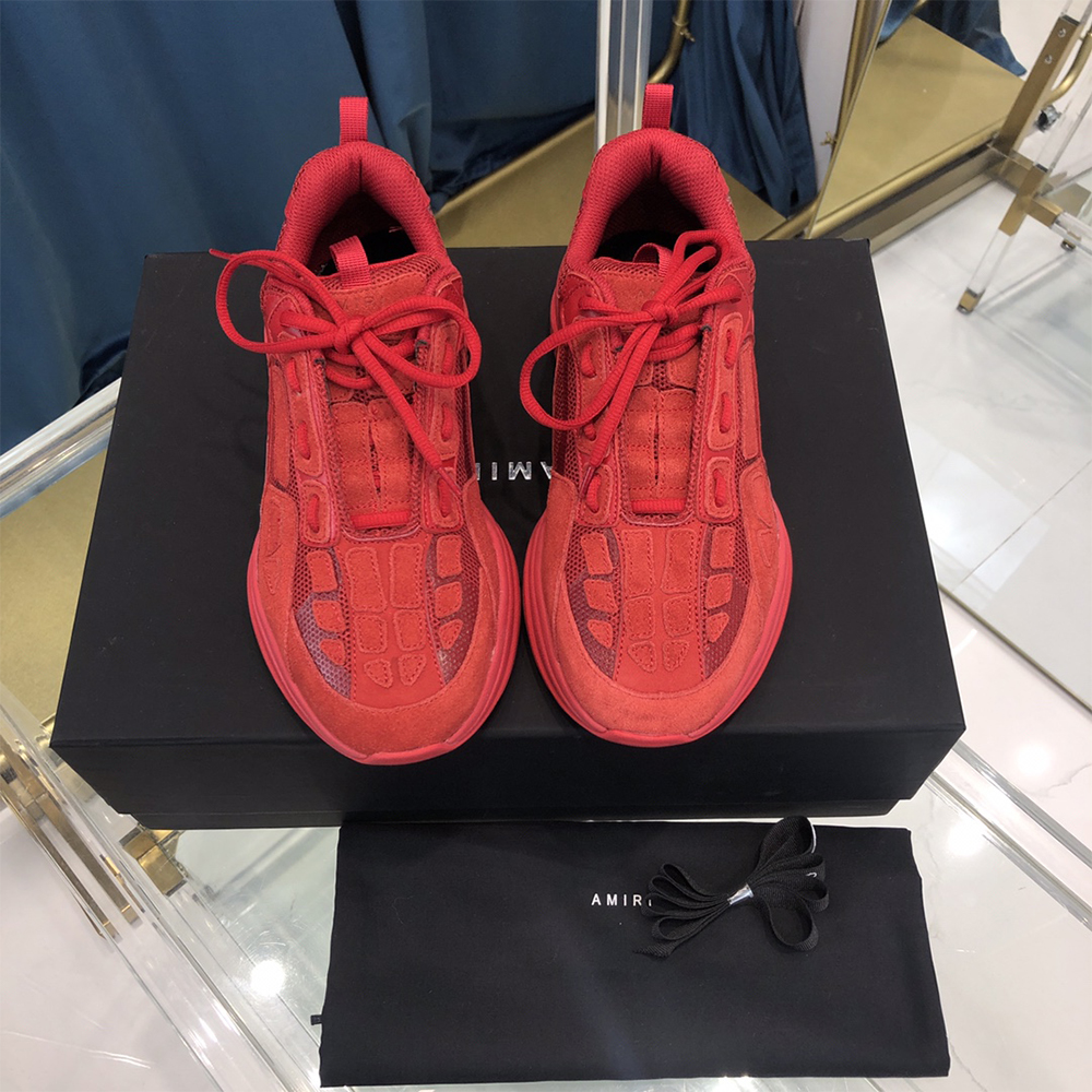 Amiri Bone Runner All Red - DopestKickz