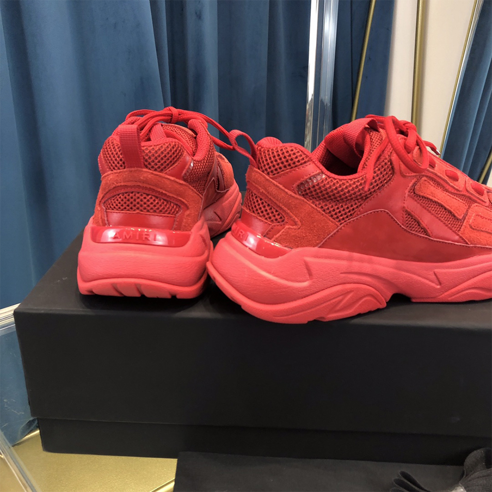 Amiri Bone Runner All Red - DopestKickz