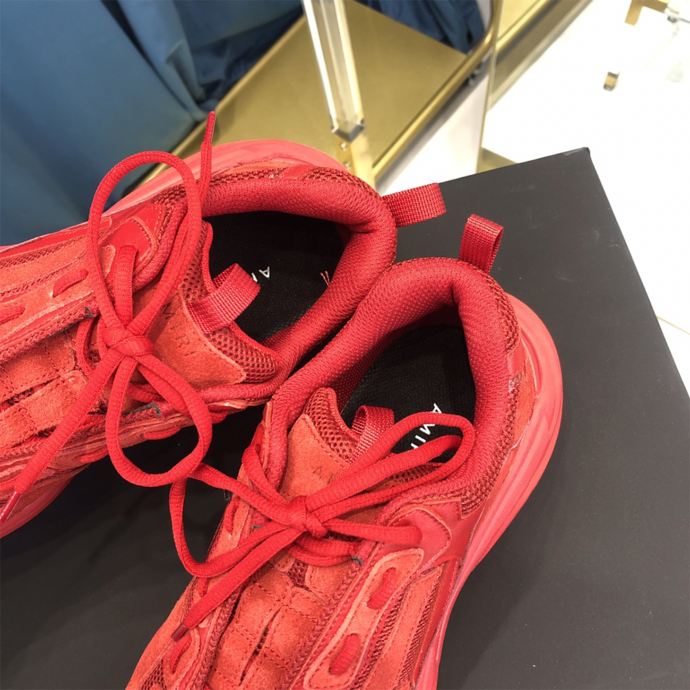 Amiri Bone Runner All Red - DopestKickz