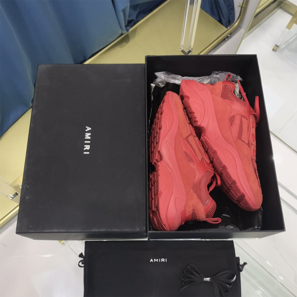 Amiri Bone Runner All Red - DopestKickz