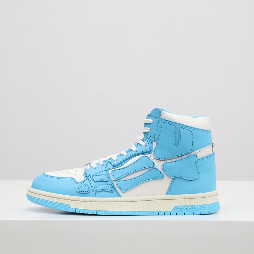 Amiri Skel-Top Hi Sneaker Blue/White - DopestKickz