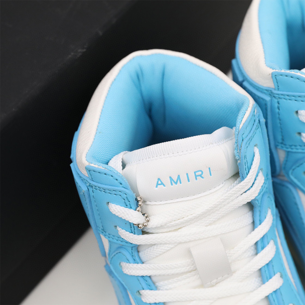 Amiri Skel-Top Hi Sneaker Blue/White - DopestKickz