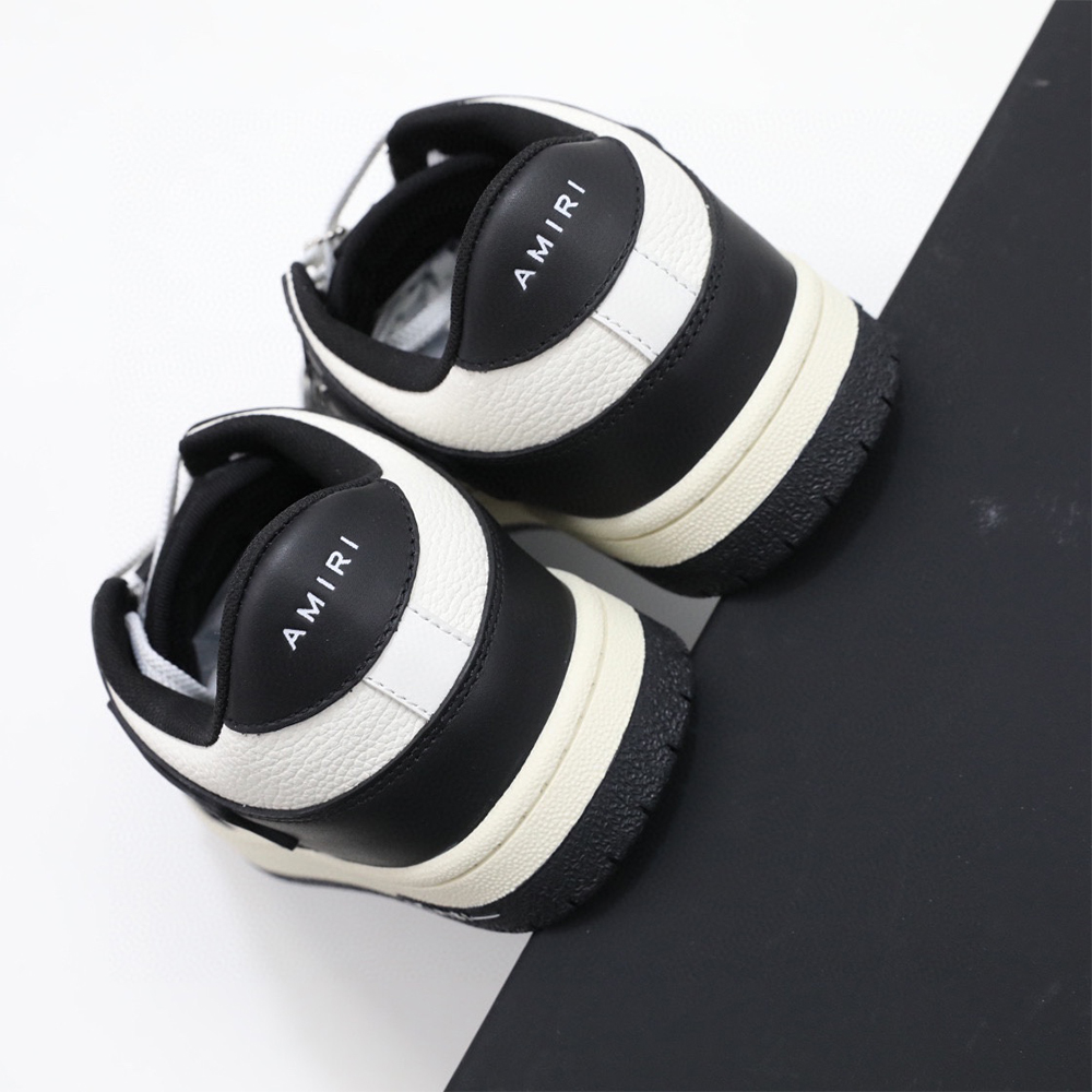 Amiri Skel-Top Low Sneaker Black/White - DopestKickz