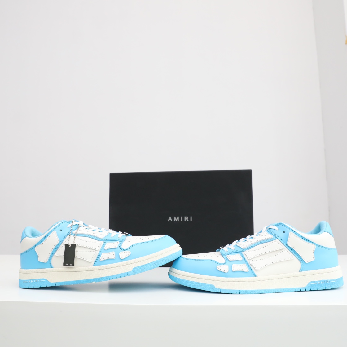 Amiri Skel-Top Low Sneaker Blue/White - DopestKickz