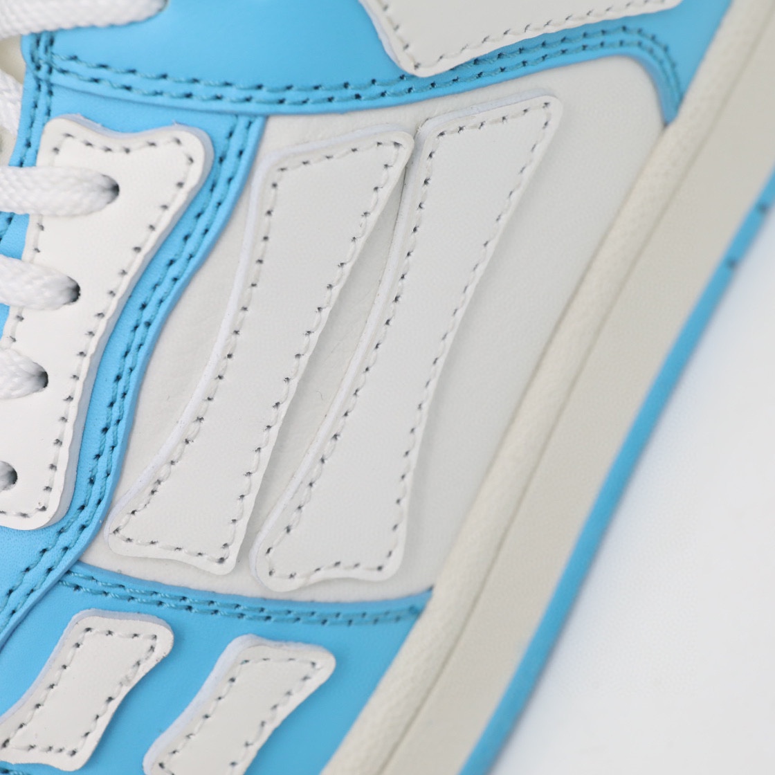 Amiri Skel-Top Low Sneaker Blue/White - DopestKickz
