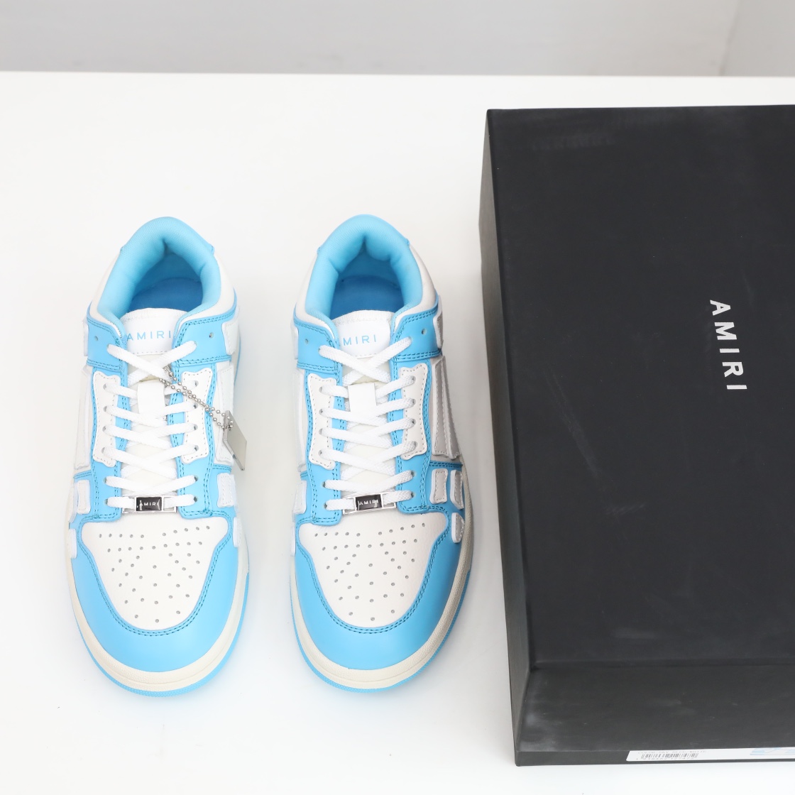 Amiri Skel-Top Low Sneaker Blue/White - DopestKickz