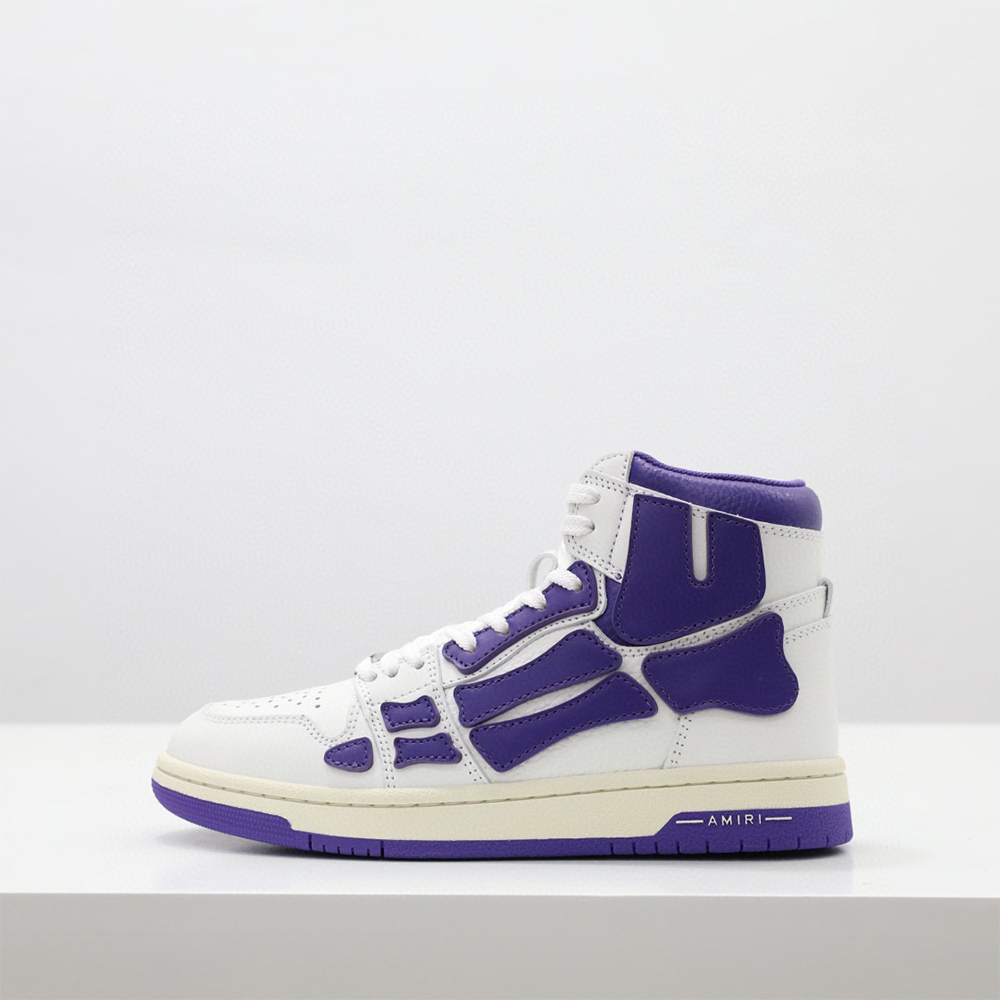 Amiri Skel-Top Hi Sneaker Purple/White - DopestKickz