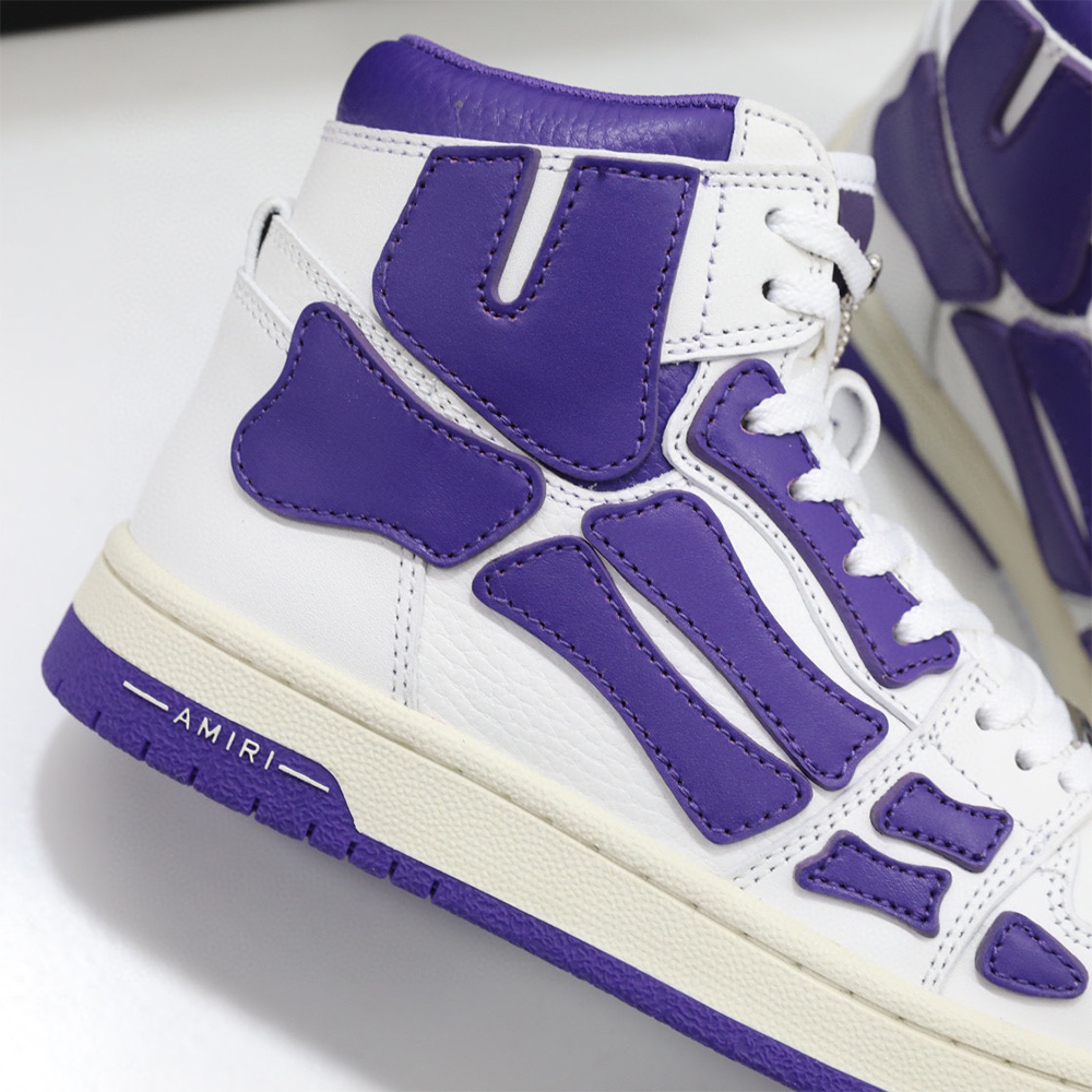 Amiri Skel-Top Hi Sneaker Purple/White - DopestKickz