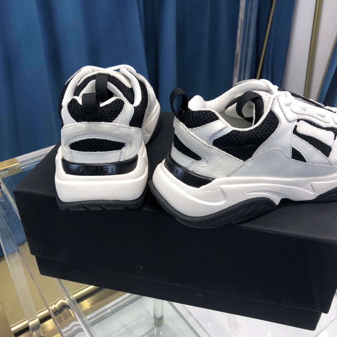Amiri Bone Runner White & Black - DopestKickz