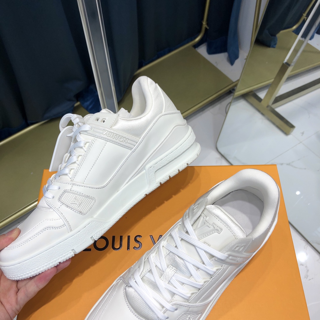 Louis Vuitton Trainer Sneaker(Upon UK Size) - DopestKickz