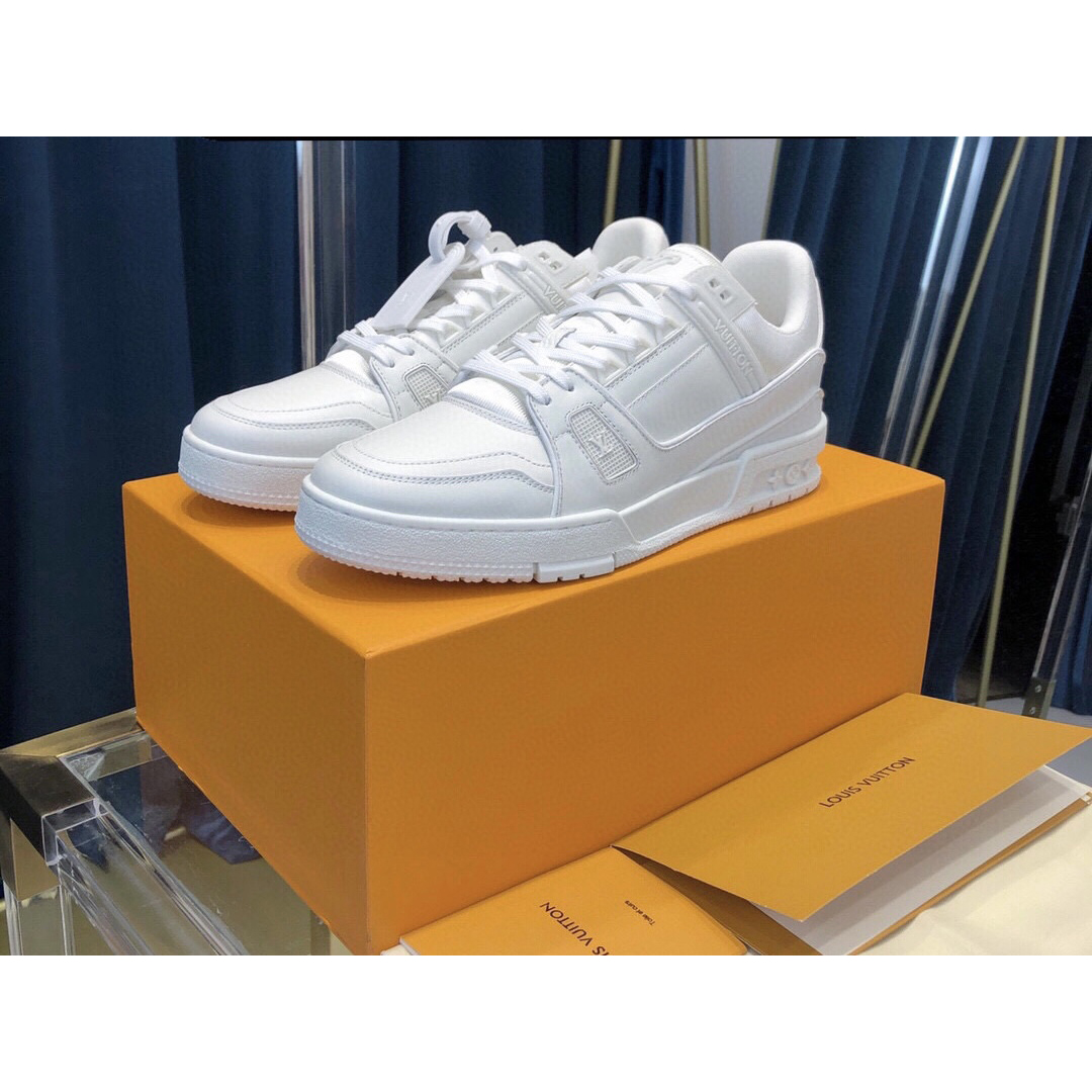Louis Vuitton Trainer Sneaker(Upon UK Size) - DopestKickz