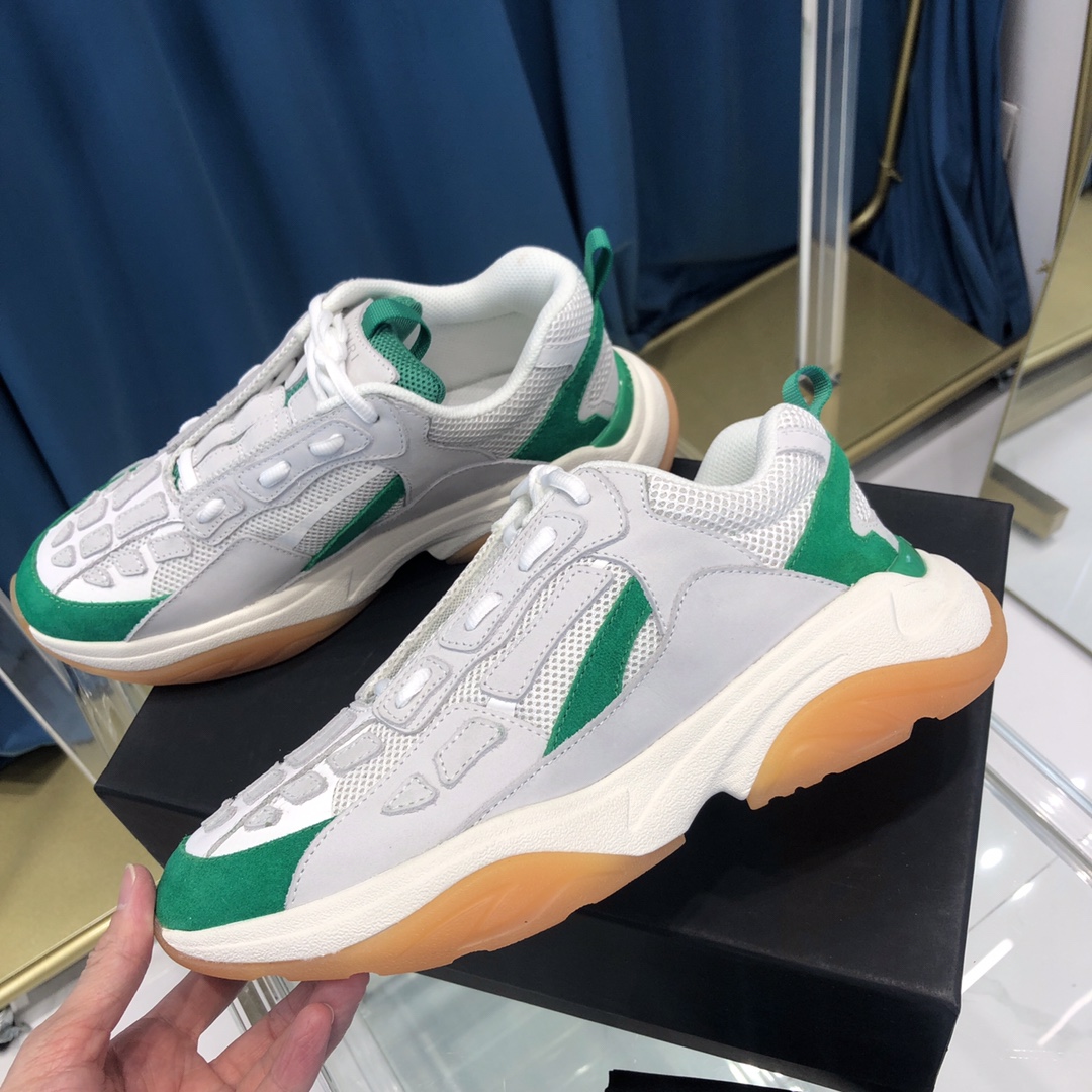 Amiri Bone Runner White & Green - DopestKickz