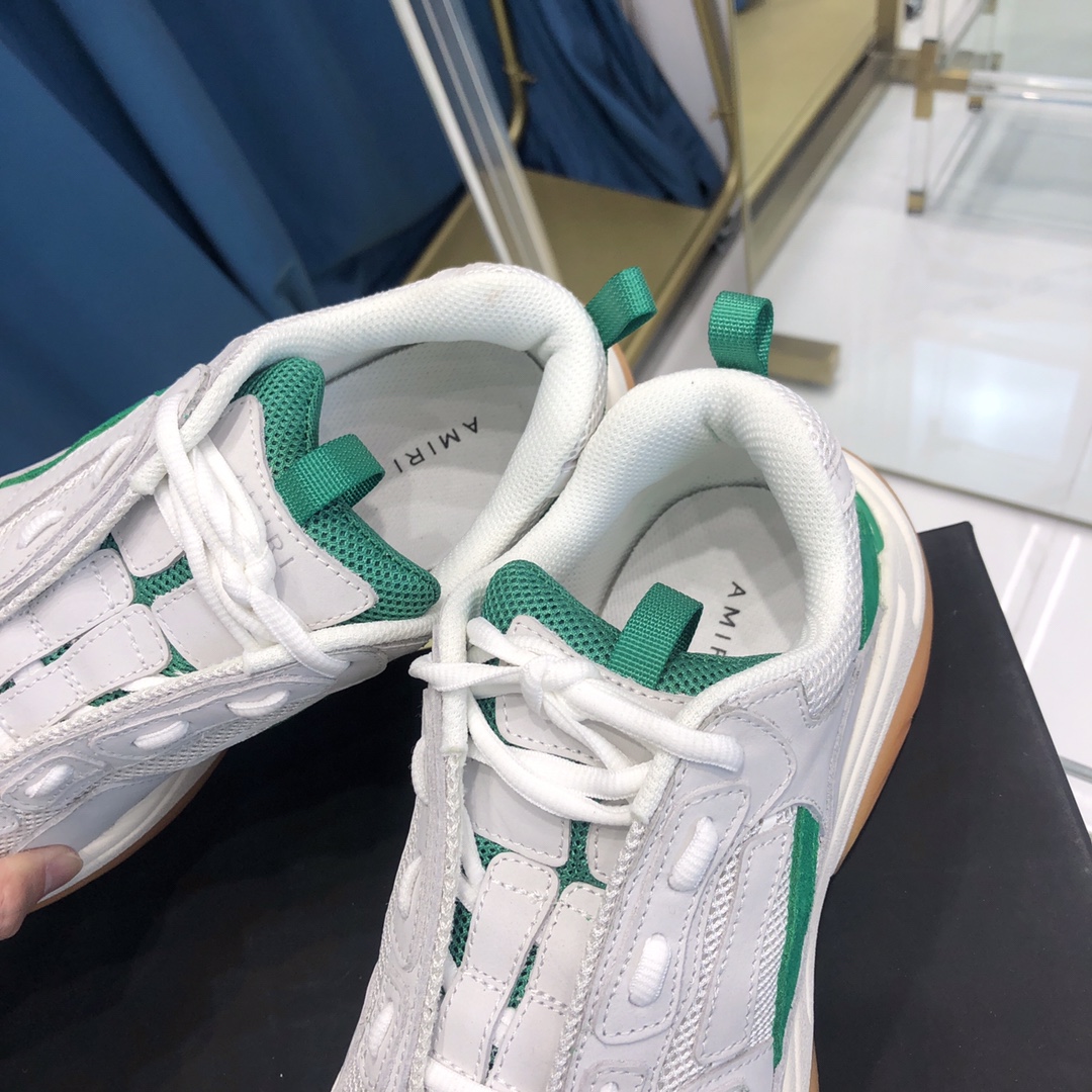 Amiri Bone Runner White & Green - DopestKickz