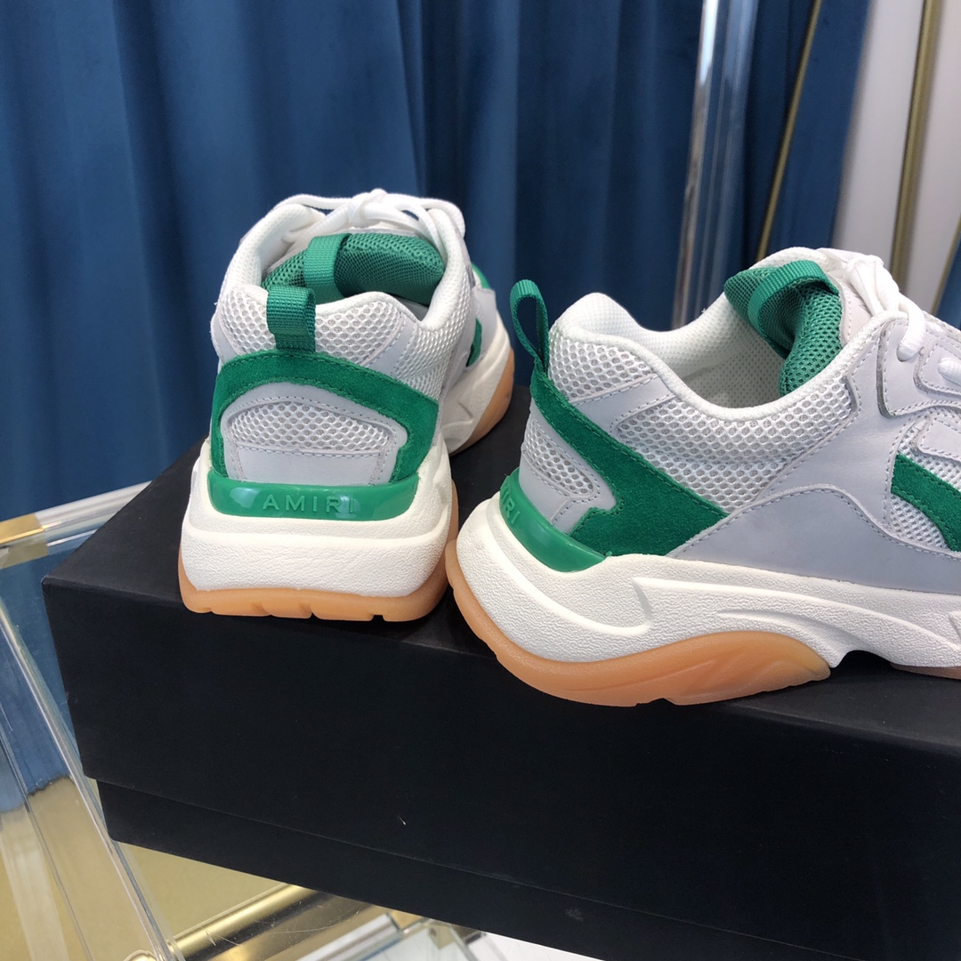 Amiri Bone Runner White & Green - DopestKickz