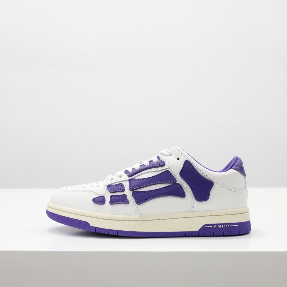 Amiri Skel-Top Low Sneaker Purple/White - DopestKickz