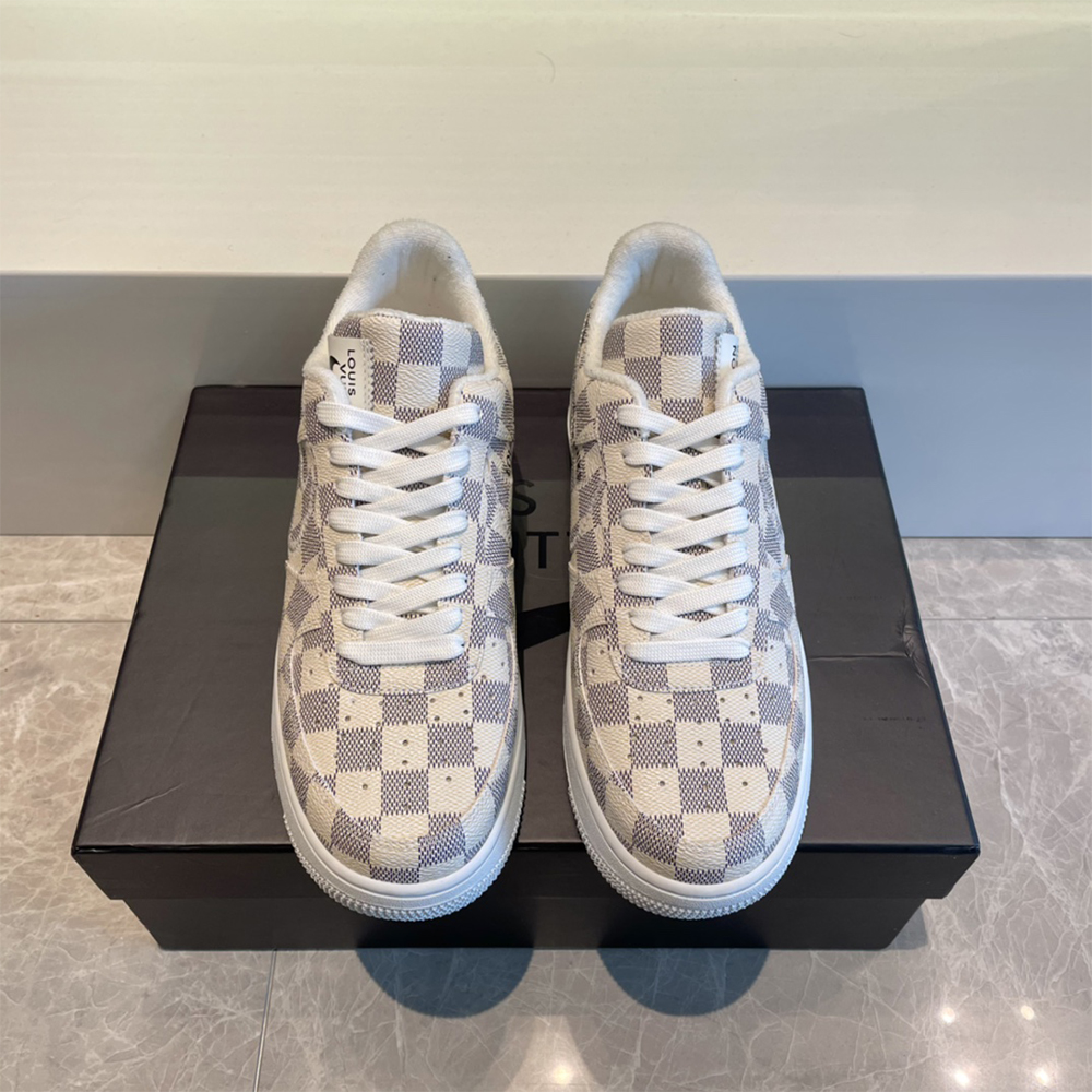 Louis Vuitton X Nike Air Force 1 Damier Sneaker - DopestKickz