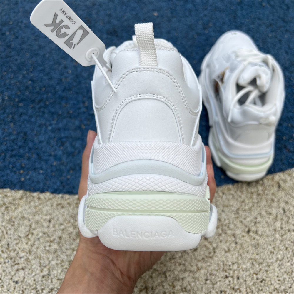 Balenciaga Triple S x Gucci Tiger Print Sneaker In White - DopestKickz