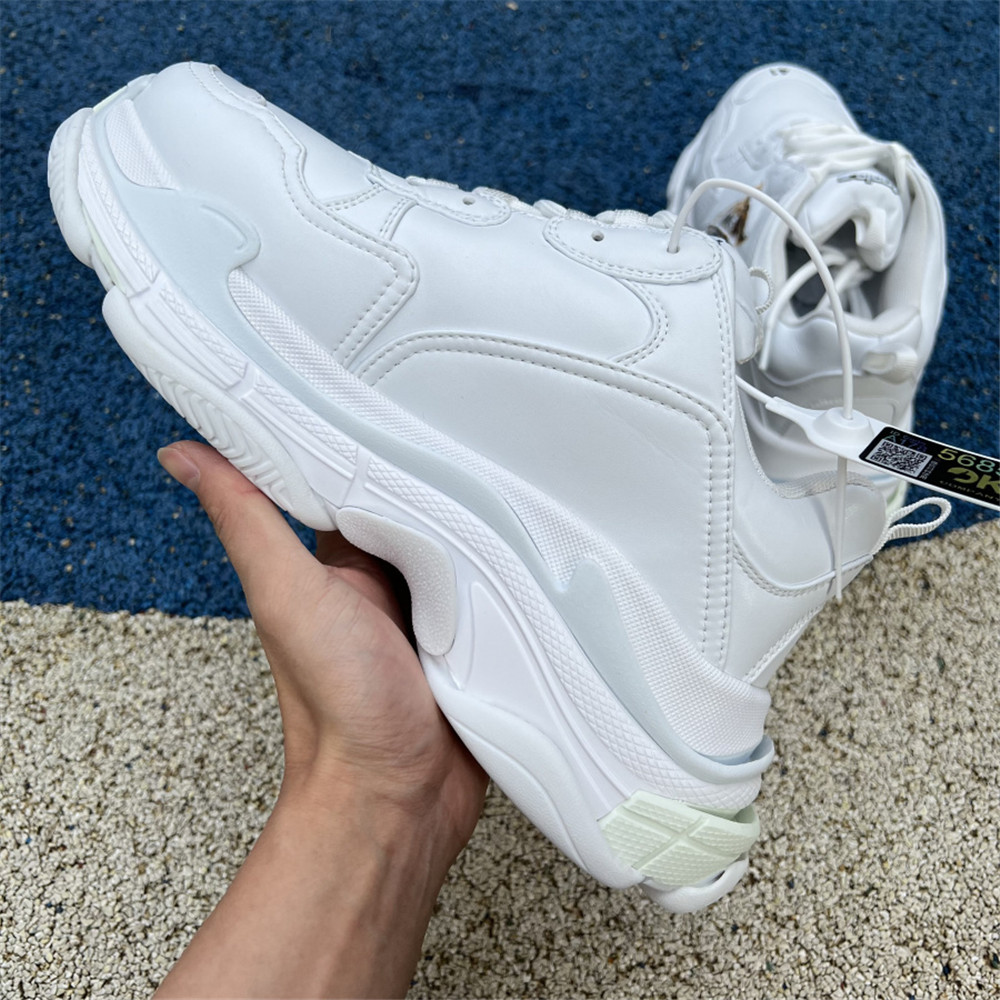 Balenciaga Triple S x Gucci Tiger Print Sneaker In White - DopestKickz