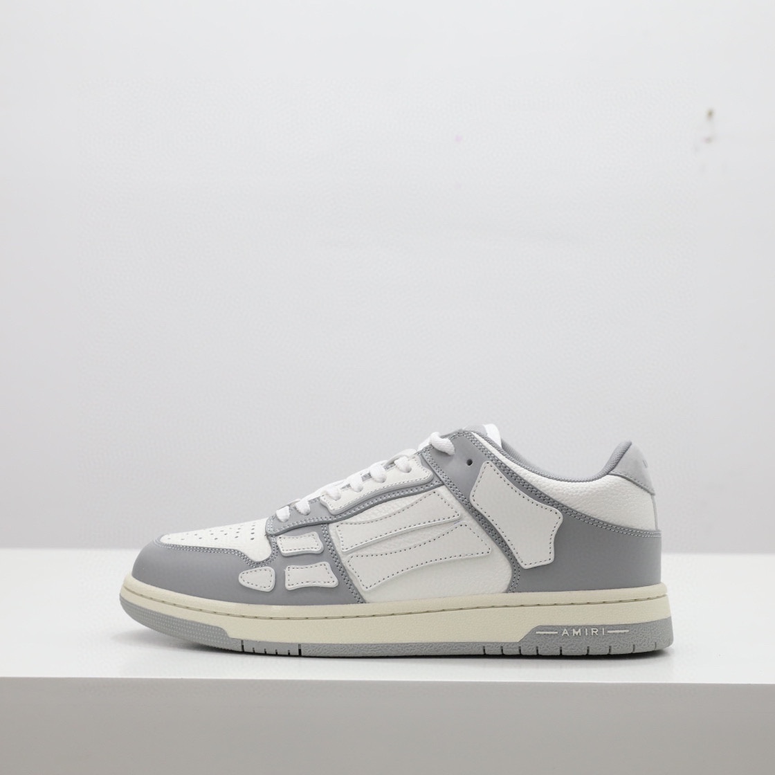 Amiri Skel-Top Low Sneaker Grey/White - DopestKickz