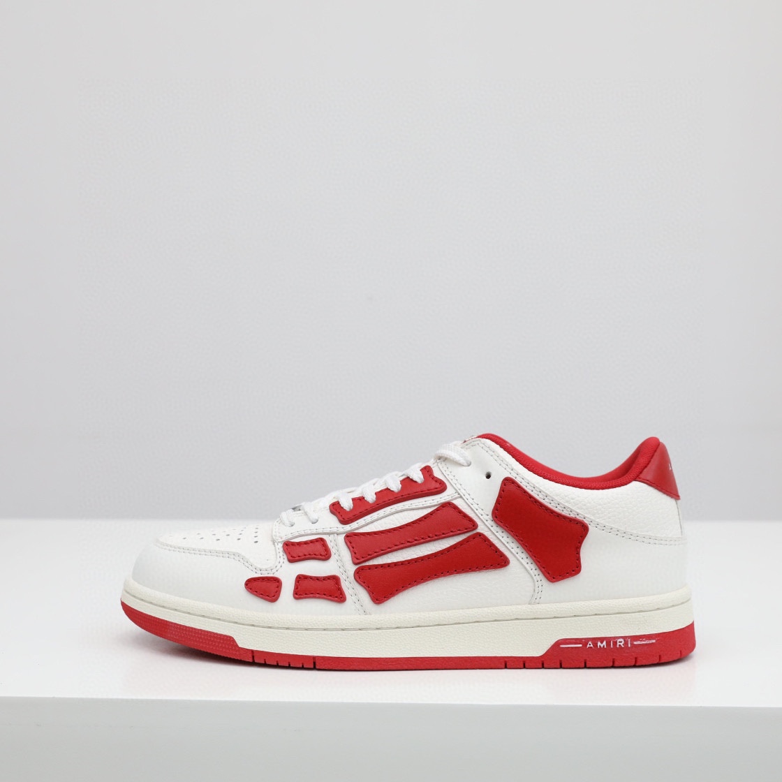 Amiri Skel-Top Low Sneaker Red/White - DopestKickz