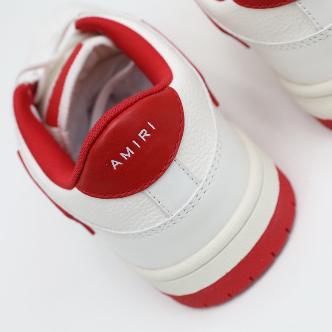 Amiri Skel-Top Low Sneaker Red/White - DopestKickz