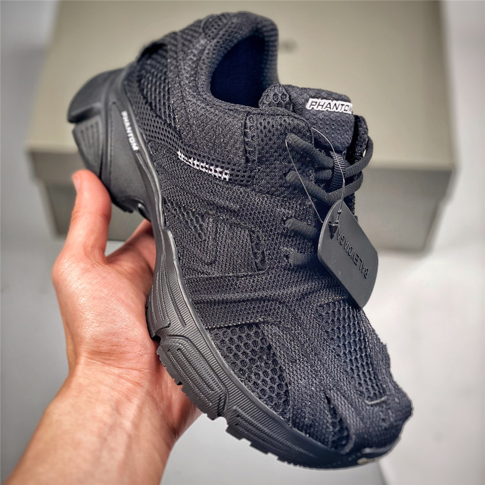 Balenciaga Phantom Sneaker In Black - DopestKickz