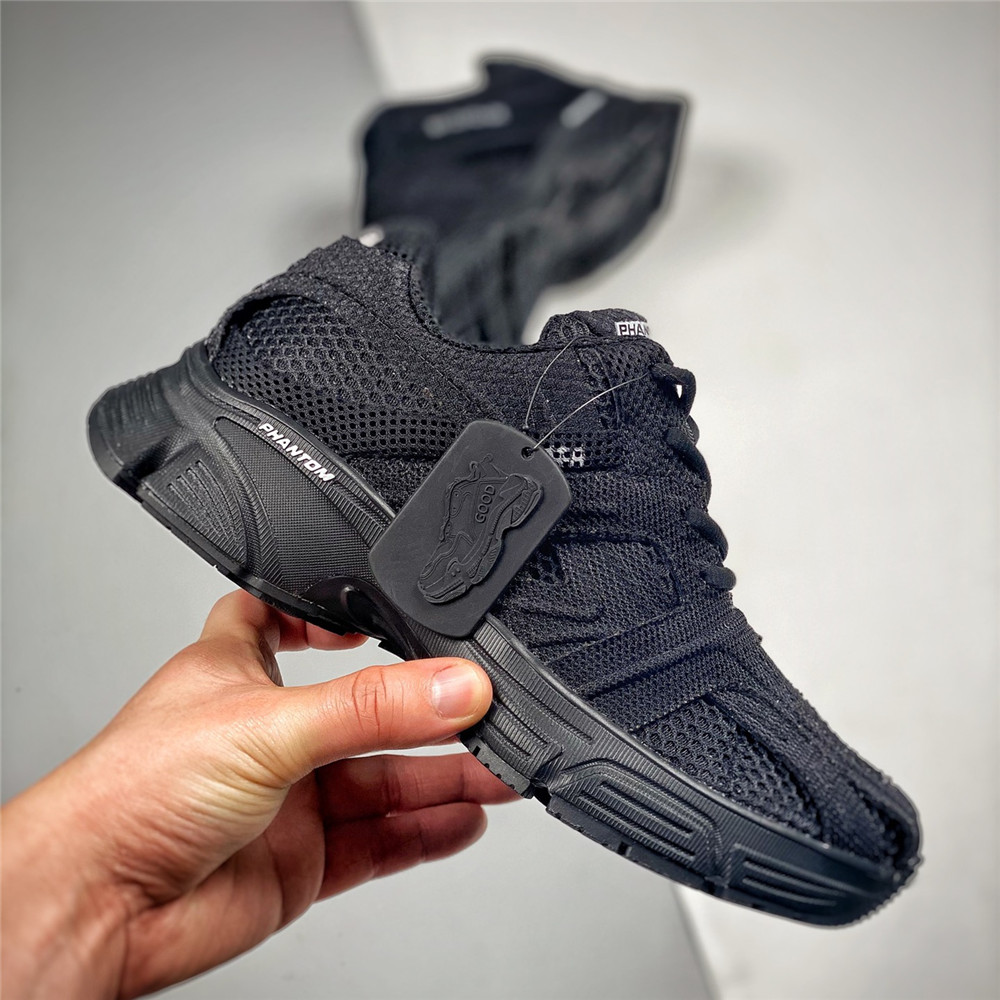 Balenciaga Phantom Sneaker In Black - DopestKickz