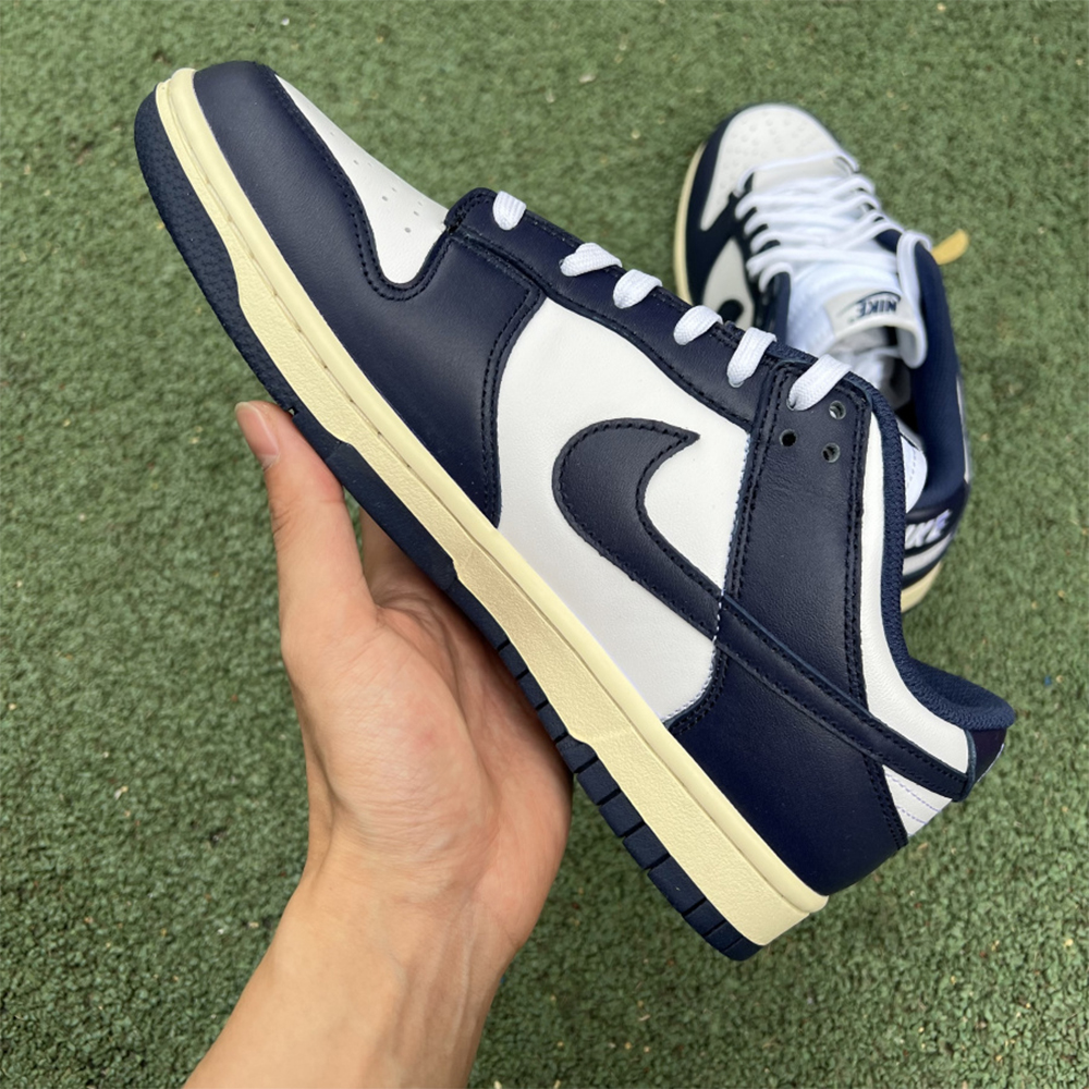 Nike Dunk Vintage Navy Sneaker - DopestKickz