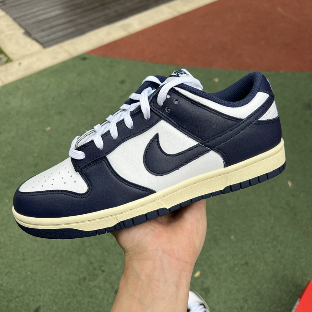 Nike Dunk Vintage Navy Sneaker - DopestKickz