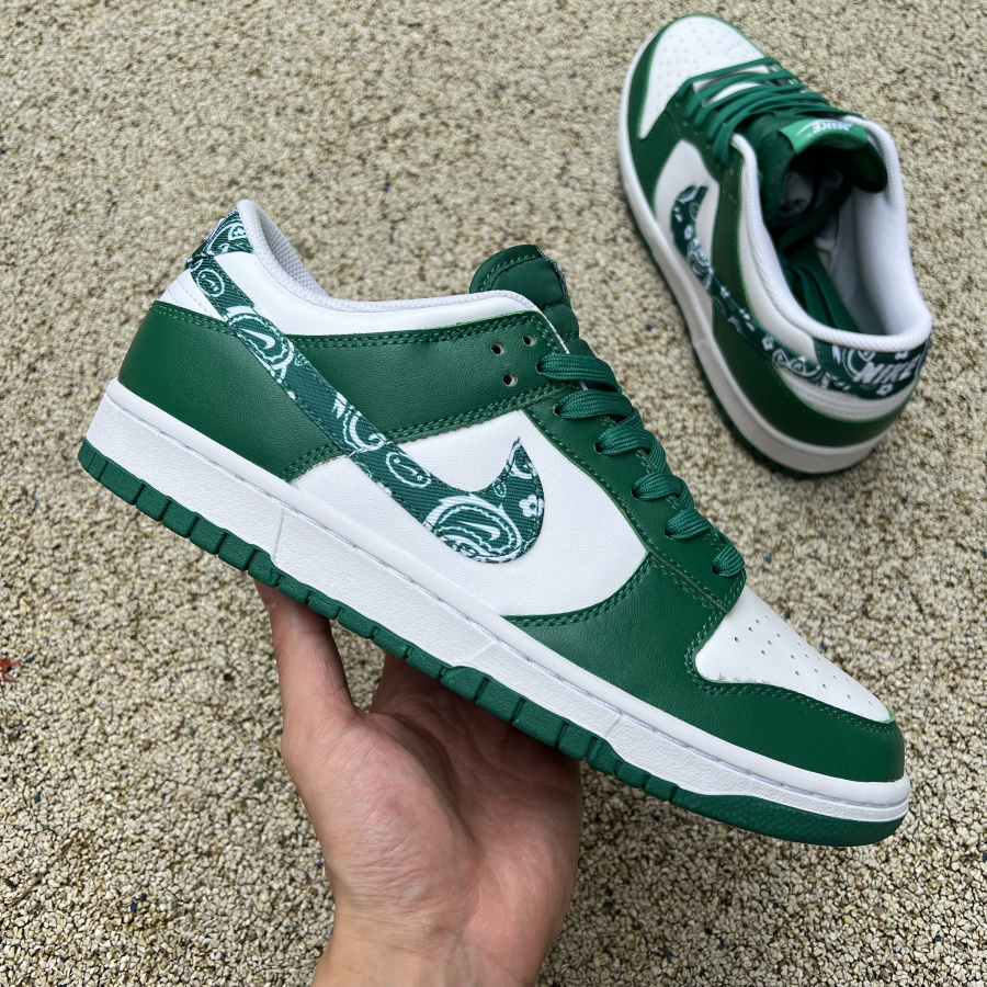 Nike Dunk Low ESS "Green Paisley" Sneaker - DopestKickz