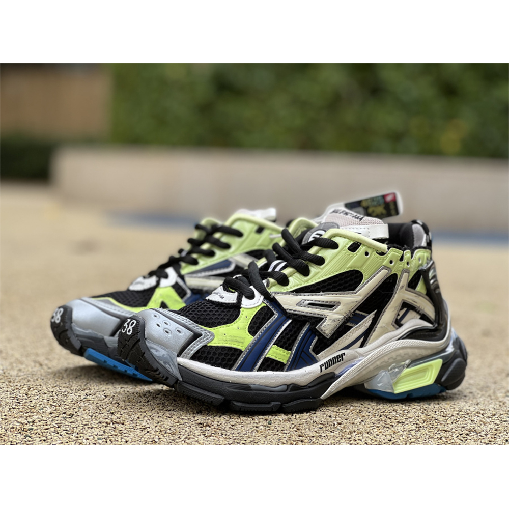 Balenciaga Runner Sneaker In Green - DopestKickz