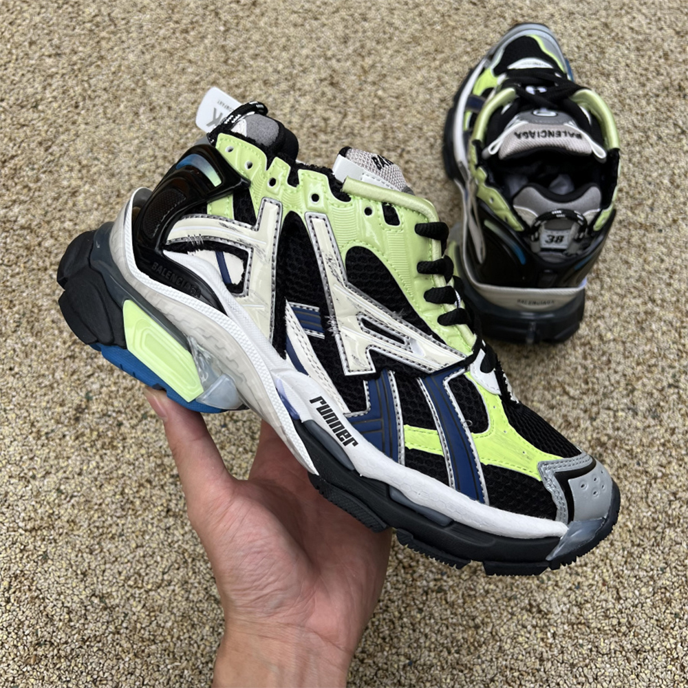Balenciaga Runner Sneaker In Green - DopestKickz