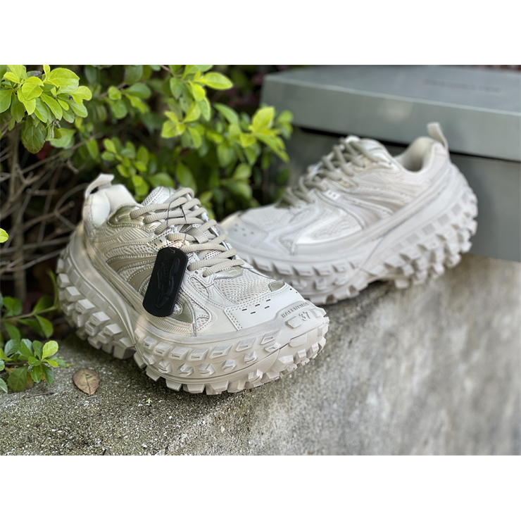 Balenciaga Men's Defender Sneaker In Beige - DopestKickz