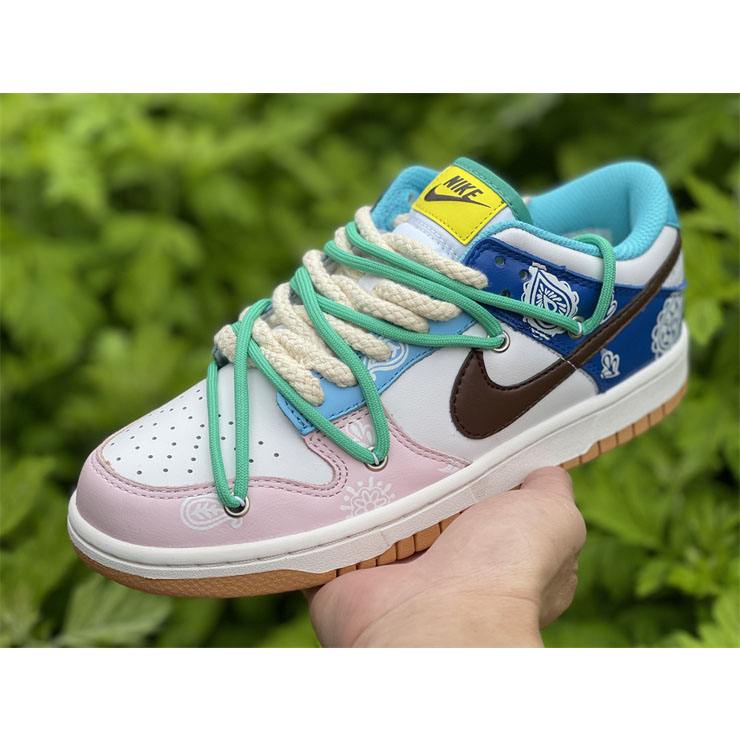 Nike Dunk Colorful Cashew Nuts Low Sneaker CZ 2496-100 - DopestKickz