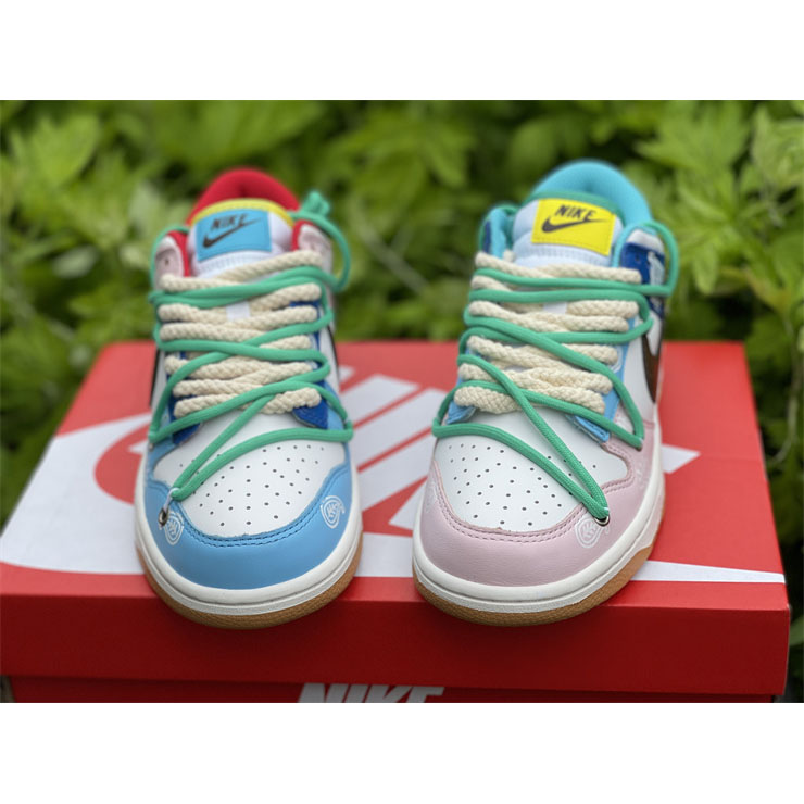 Nike Dunk Colorful Cashew Nuts Low Sneaker CZ 2496-100 - DopestKickz