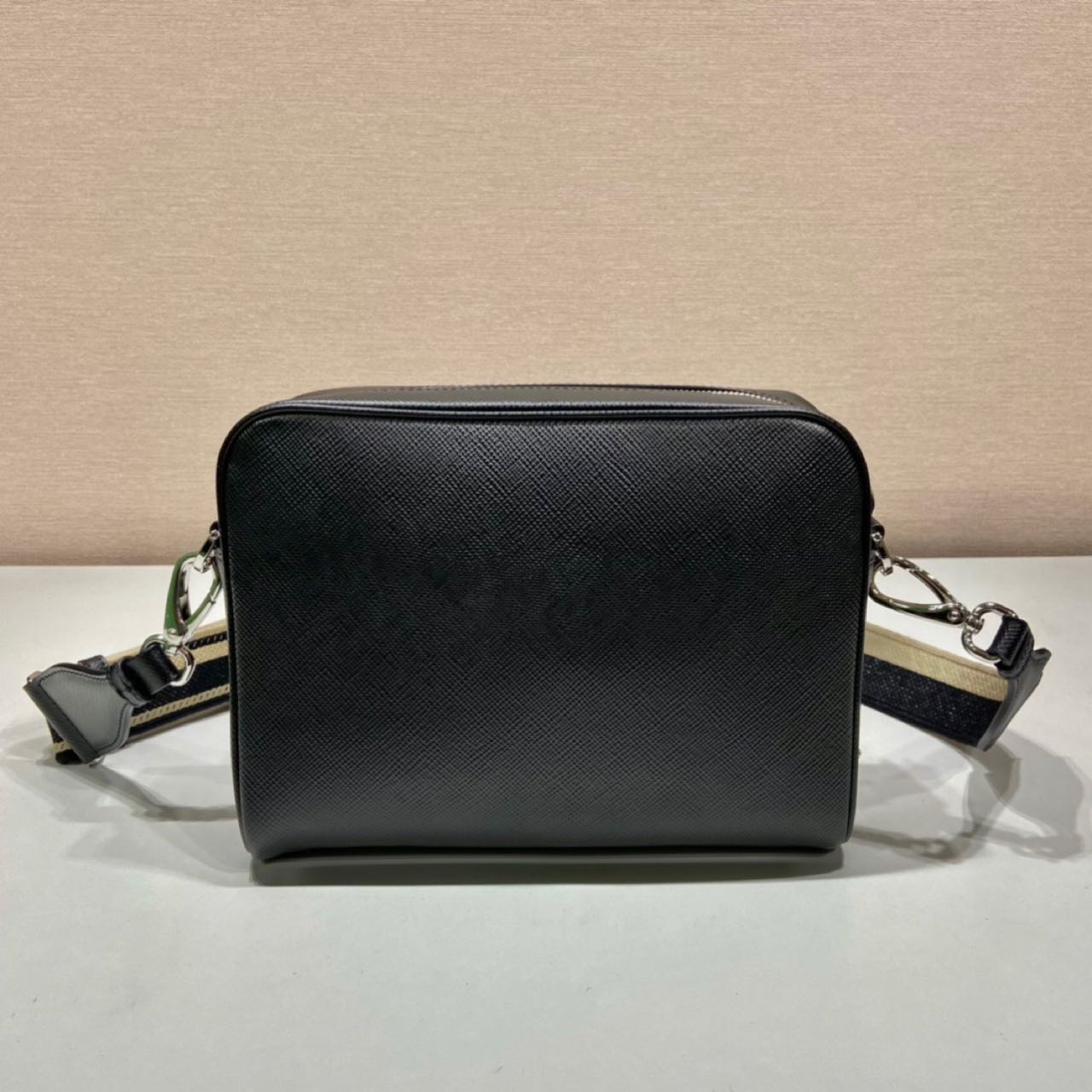 Prada Saffiano Leather Shoulder Bag(24-18-6cm) - DopestKickz