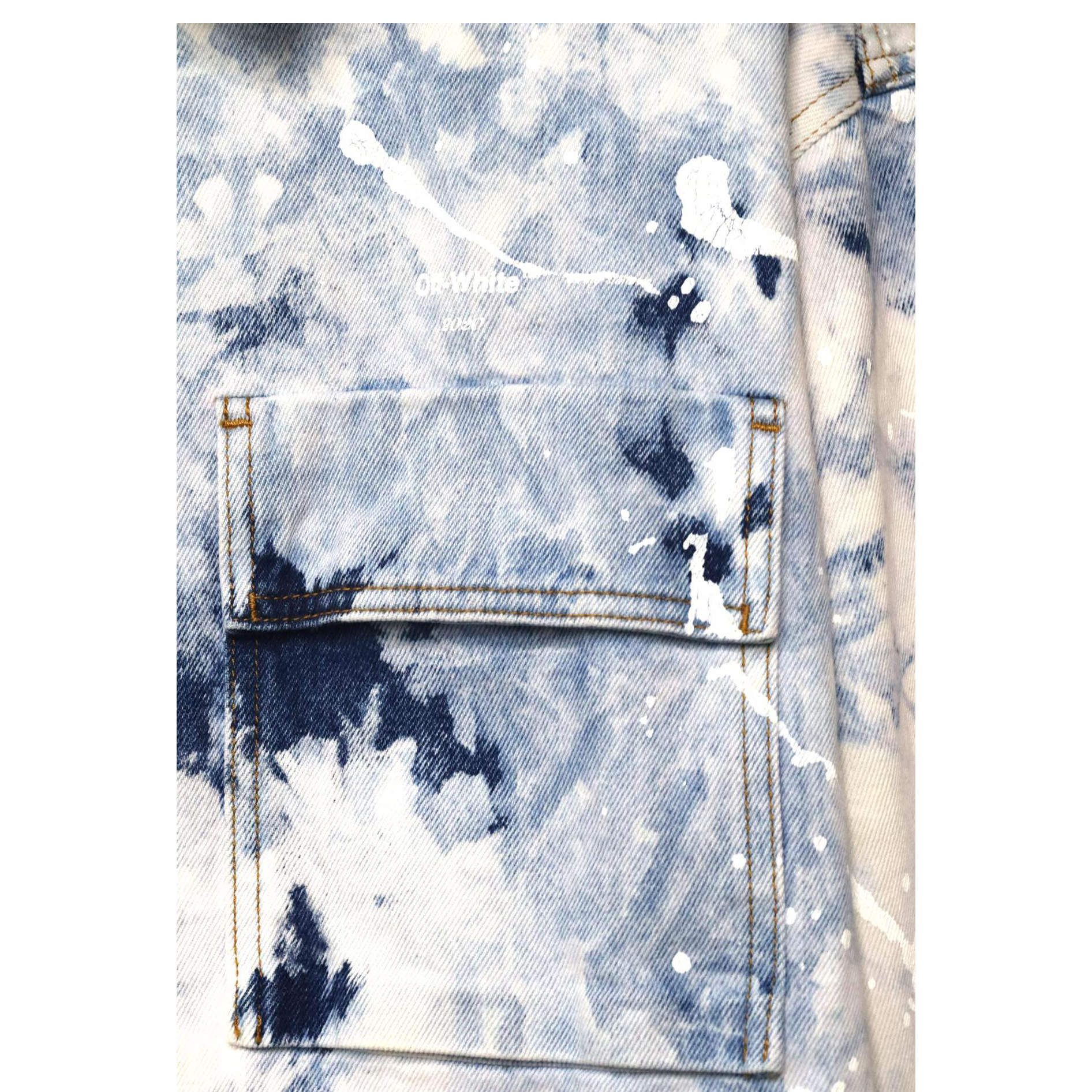 Off White Arrow Denim Jacket - DopestKickz