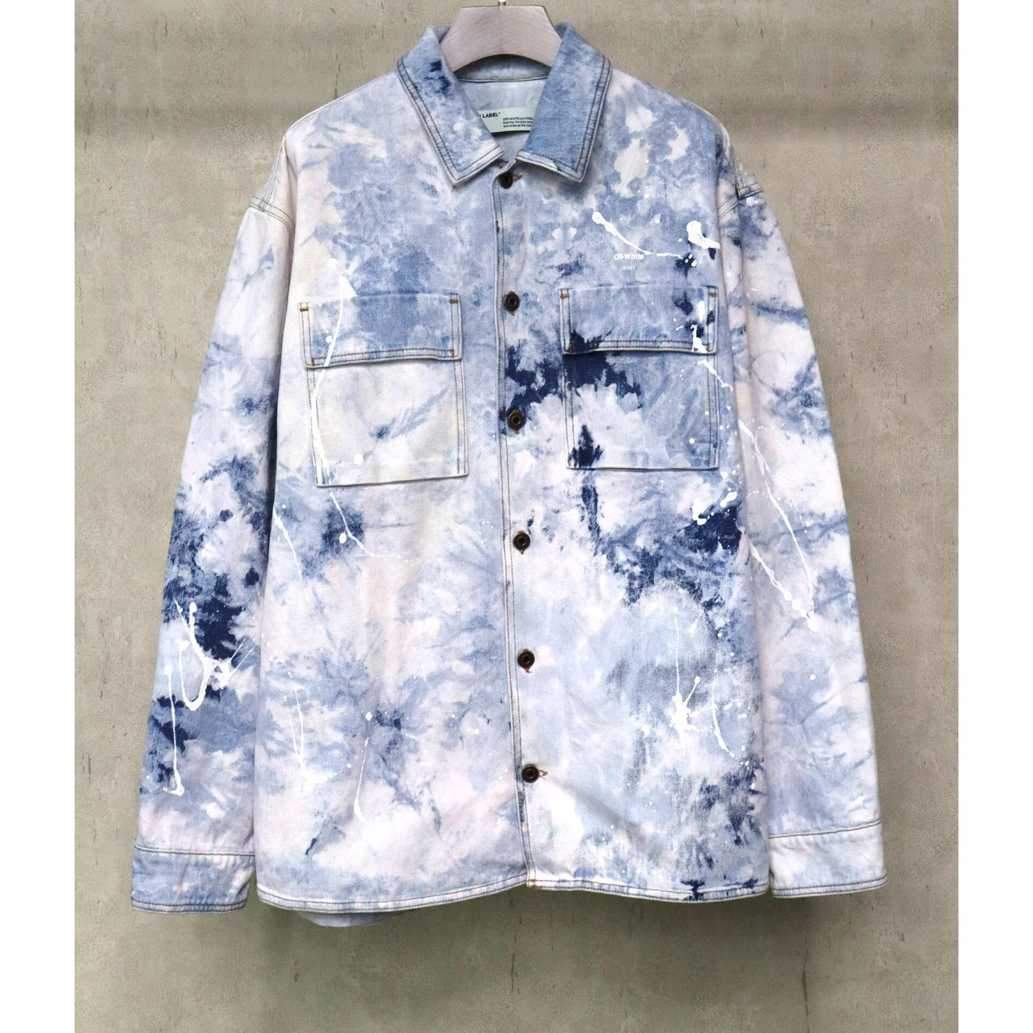 Off White Arrow Denim Jacket - DopestKickz