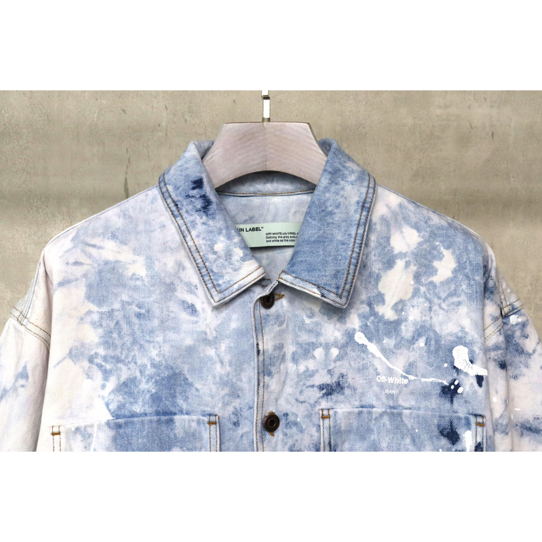 Off White Arrow Denim Jacket - DopestKickz