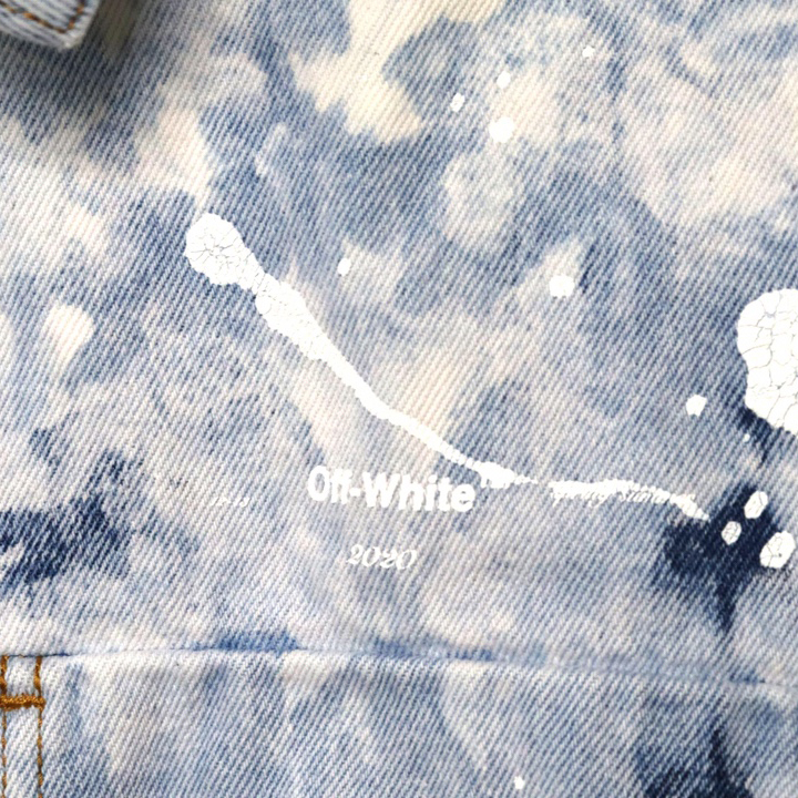 Off White Arrow Denim Jacket - DopestKickz